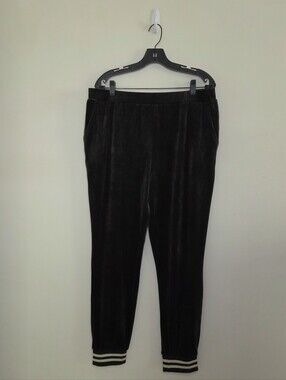 Women's Kate & Mallory Velvet Joggers Sz XL